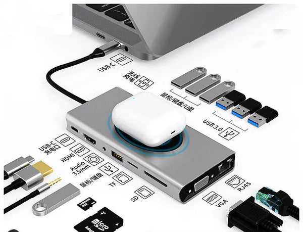 Hub Multi-function Hub HDMI Docking Station Notebook Converter My Store