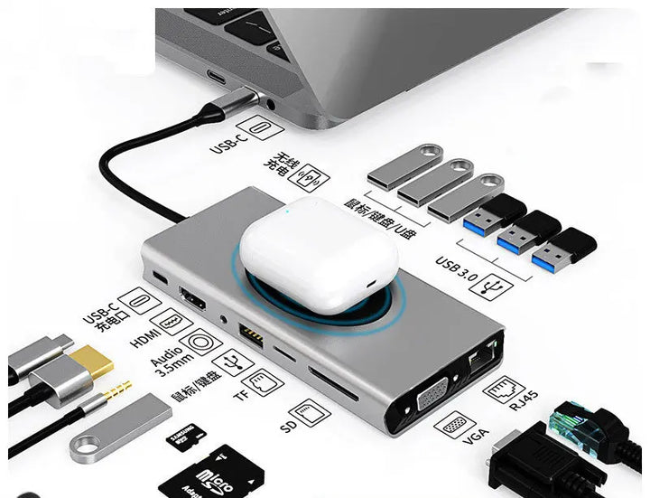 Hub Multi-function Hub HDMI Docking Station Notebook Converter My Store