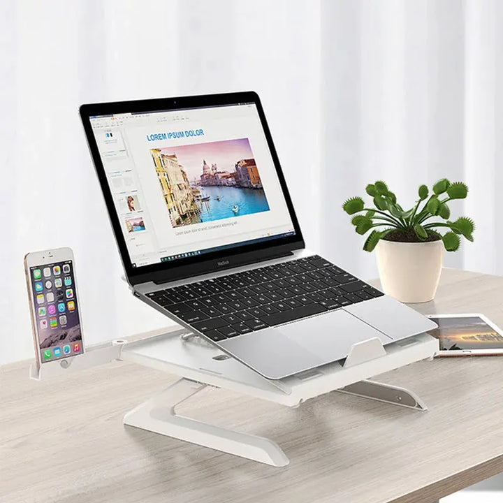 New Laptop Stand Multifunctional Folding Lift Portable Laptop Stand Monitor Increase Rack Aluminum Alloy Base My Store
