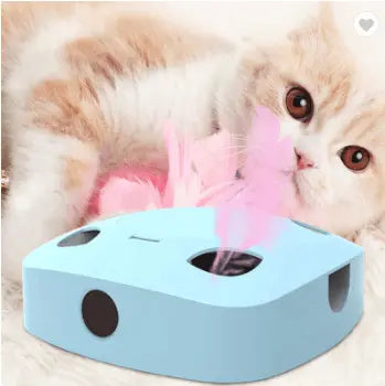 Electric Feather Cat Stick: Interactive Fun For Your Feline Friend Dog Hugs Cat