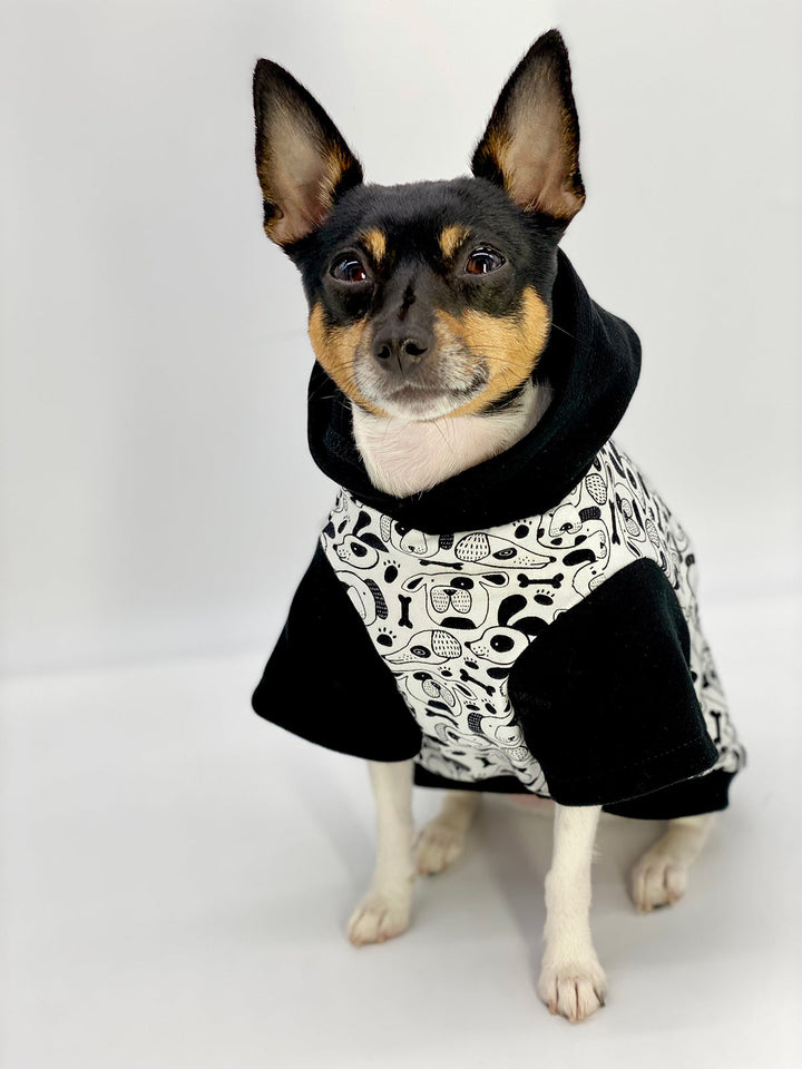 DCNY: Iconic "Pup Art" Designer Dog Hoodie DoggieCoutureNY