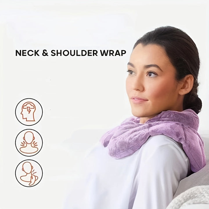 Neck & Shoulder Microwavable Heating Pad Wrap-3