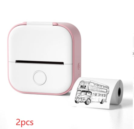 Portable Mini Thermal Label Printer Home Photo Printer Student Wrong Question Printer Bluetooth-compatible Mini Label Printer Price Tag My Store