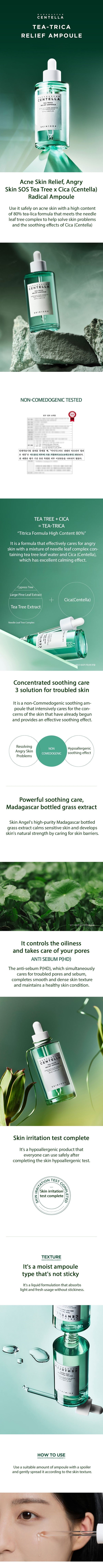 SKIN1004 Madagascar Centella Tea-Trica Relief Ampoule 100ml SKIN1004