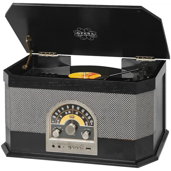 Trevi TT 1040 BT Ezüst, Fekete (TT 1040 BLACK)-0