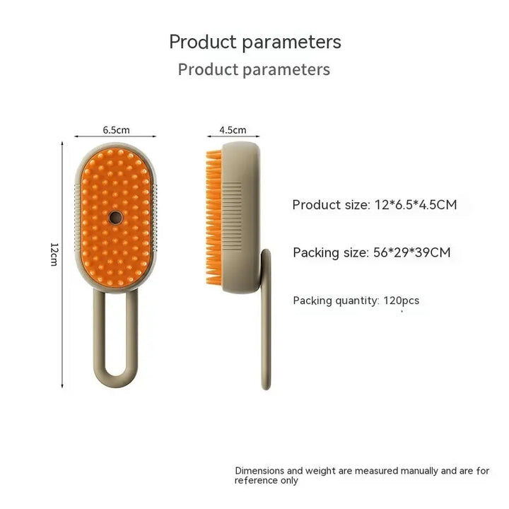 Cat Steam Brush Steamy Dog Brush 3 In 1 Electric Spray Cat Hair Brushes For Massage Pet Grooming Comb Hair Removal Combs Pet Products My Store