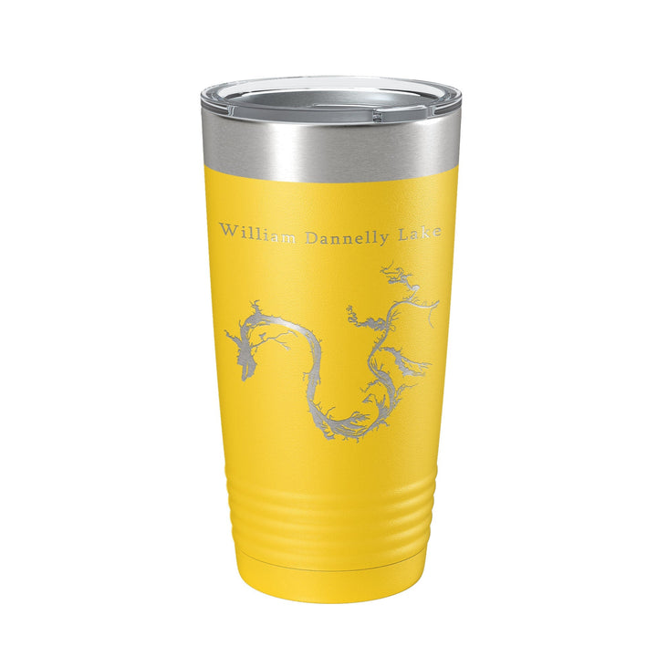 William Bill Dannelly Reservoir Tumbler Lake Map Travel Mug Insulated Laser Engraved Coffee Cup Millers Ferry Alabama 20 oz CarveBright