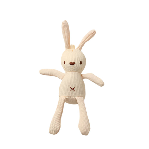 3-Piece Adorable Plaid Wishing Rabbit Dolls-0