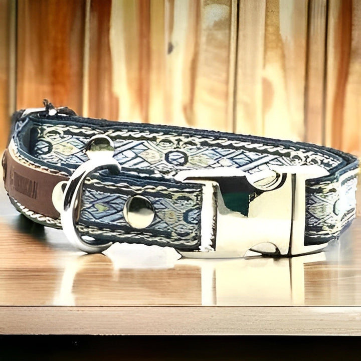 Engraved Cotton Dog Collar for Small Breeds-0