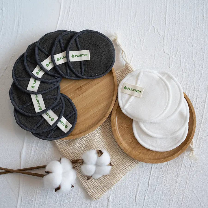 Cotton + Bamboo Facial Rounds Set Plantish