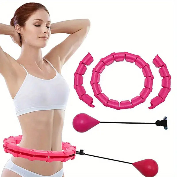 Adjustable Weighted Fitness Hoops for Effective Abdomen Workout-0