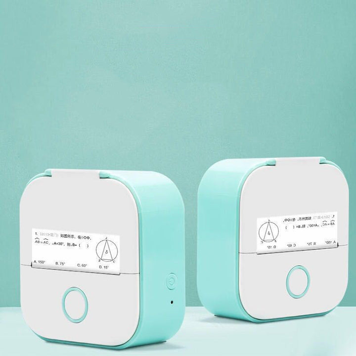 Portable Mini Thermal Label Printer Home Photo Printer Student Wrong Question Printer Bluetooth-compatible Mini Label Printer Price Tag My Store