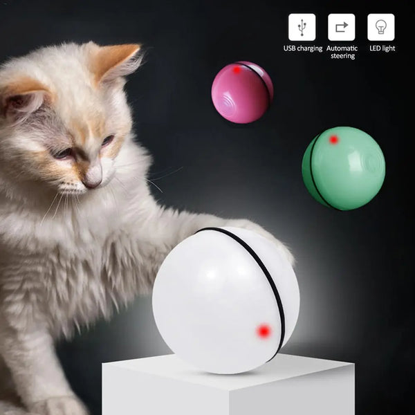 LED Laser Electronic Rolling Pet Funny Cat Toy Ball My Store