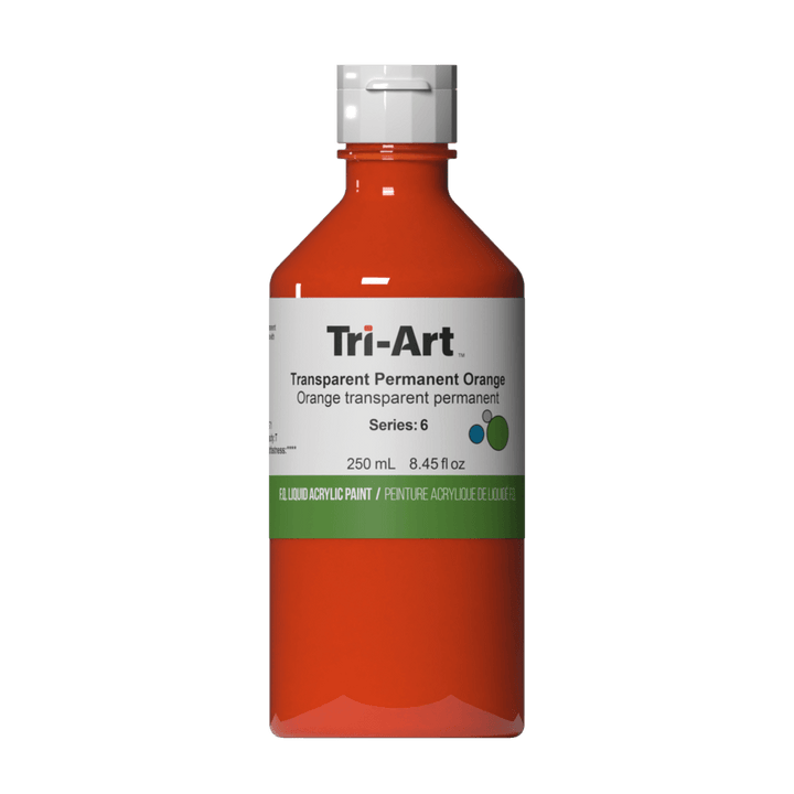 Tri-Art Liquids - Transparent Permanent Orange-4