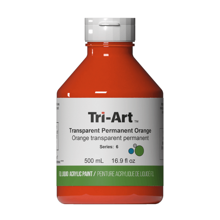 Tri-Art Liquids - Transparent Permanent Orange-5