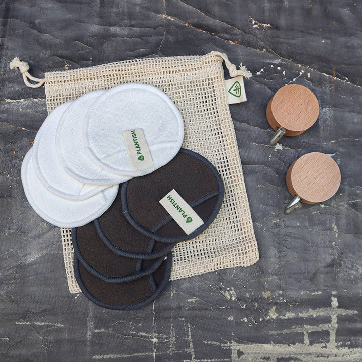 Cotton + Bamboo Facial Rounds Set Plantish