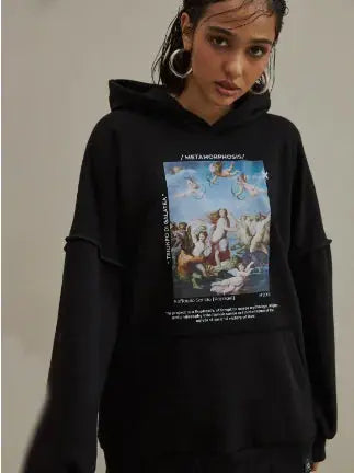 Trendy Drawstring Pullover and Couple Sweater My Store