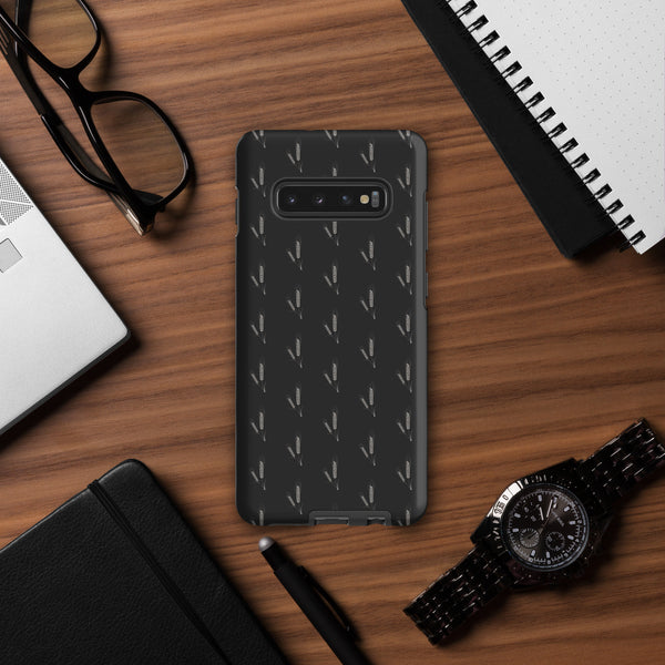 Grano Pattern Tough Case for Samsung® - Dark Grey-0