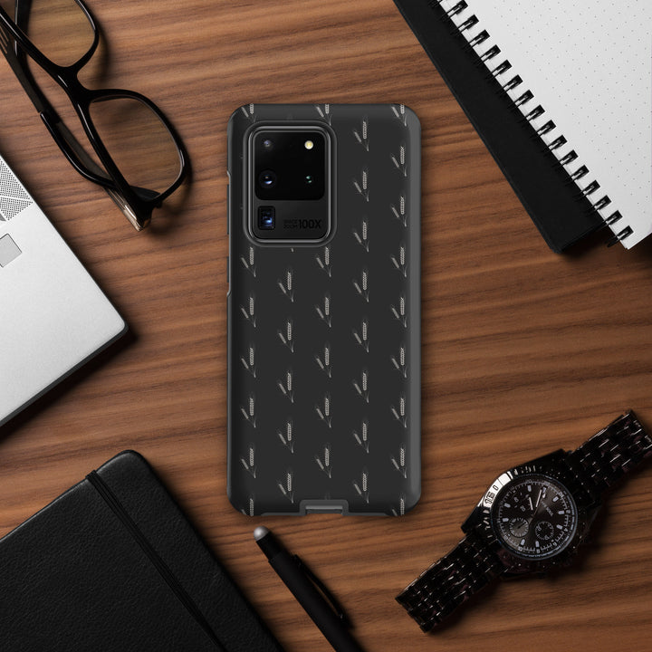 Grano Pattern Tough Case for Samsung® - Dark Grey-6