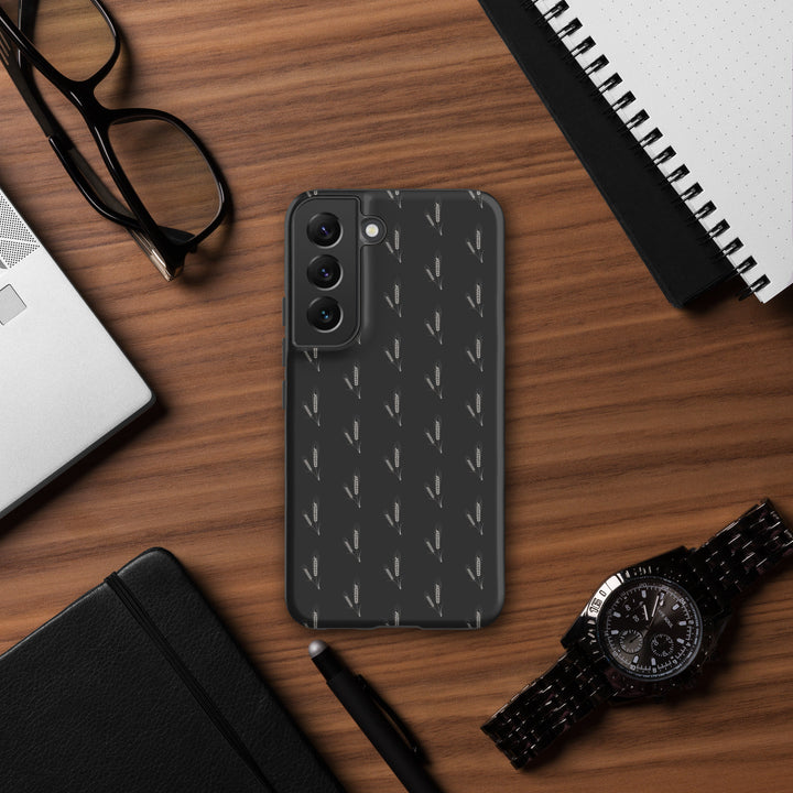 Grano Pattern Tough Case for Samsung® - Dark Grey-11