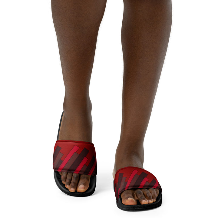 Vizzi - Women's Slides - 06 Red B-4