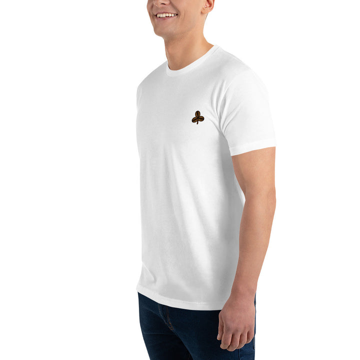 Coffee Clover Men's Fitted T-Shirt-5
