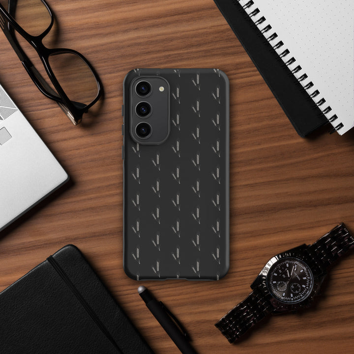 Grano Pattern Tough Case for Samsung® - Dark Grey-15