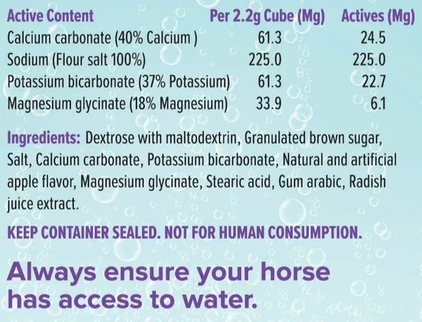 Apple Electrolyte Cubes Funky Unicorn Treats