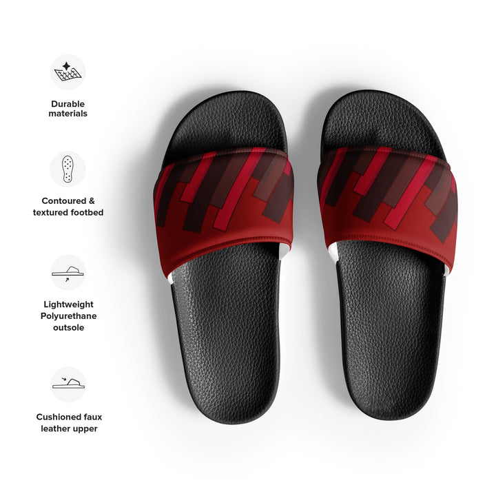 Vizzi - Women's Slides - 06 Red B-8