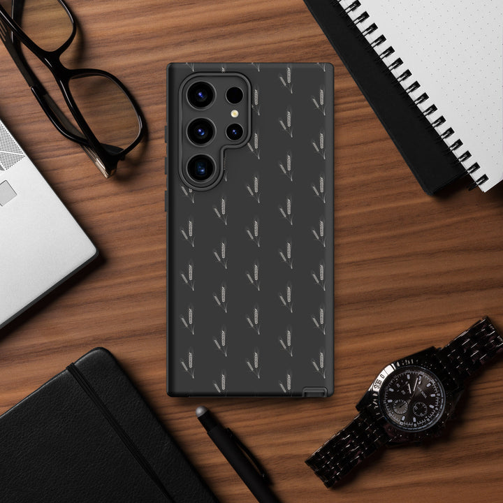 Grano Pattern Tough Case for Samsung® - Dark Grey-19