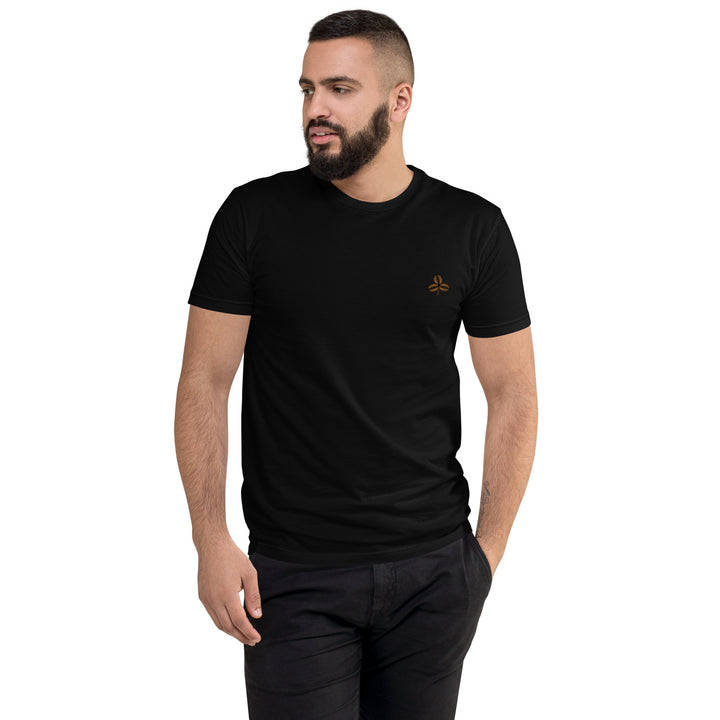 Coffee Clover Men's Fitted T-Shirt-1