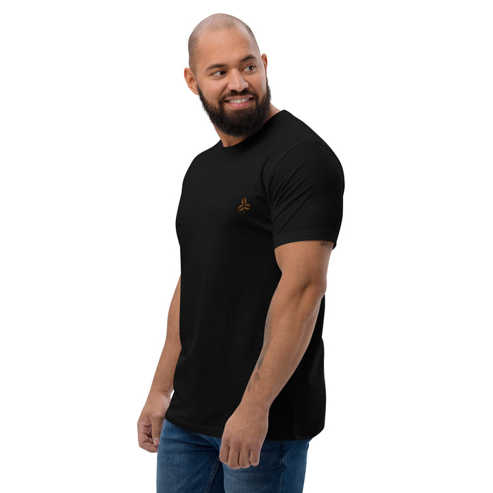 Coffee Clover Men's Fitted T-Shirt-7
