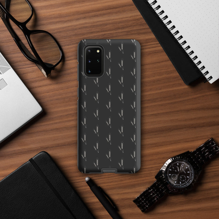 Grano Pattern Tough Case for Samsung® - Dark Grey-5