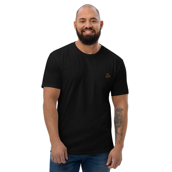 Coffee Clover Men's Fitted T-Shirt-0