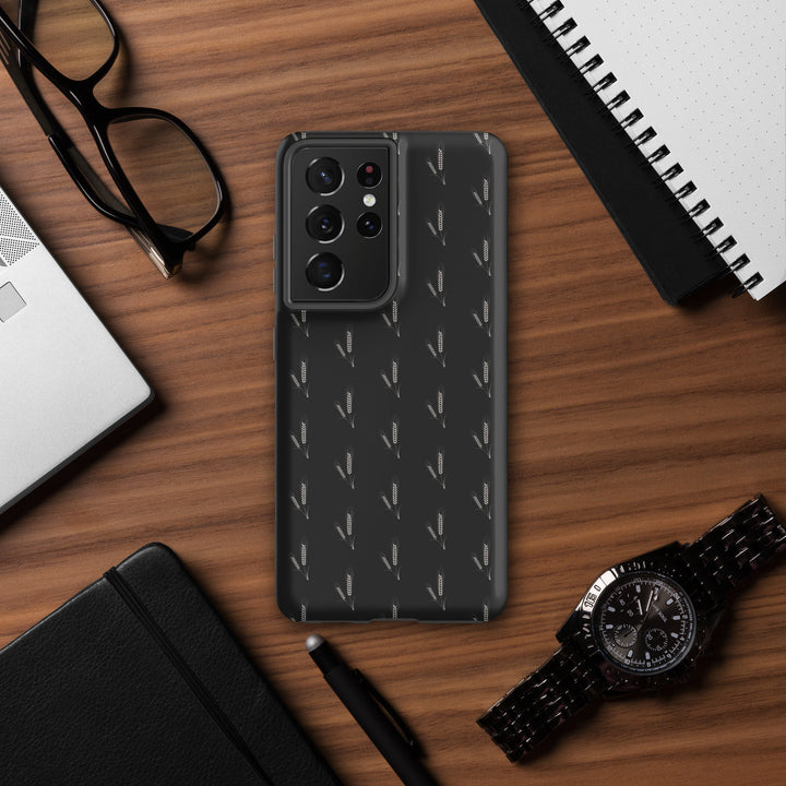 Grano Pattern Tough Case for Samsung® - Dark Grey-9