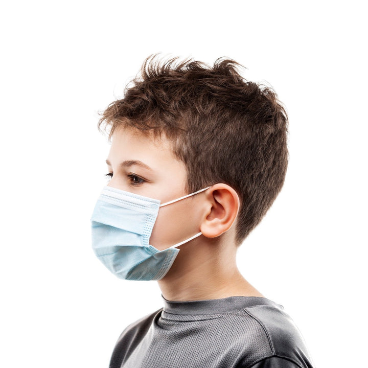 ASTM  PEDIATRIC PROCEDURE MASK LEVEL 1  (BLUE)-0