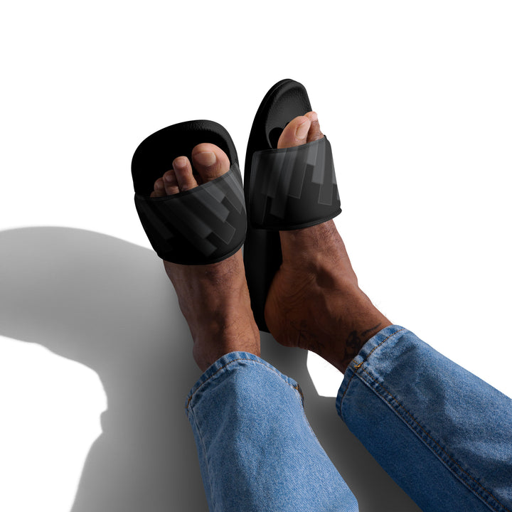 Vizzi - Men's Slides - 02 Black A-6