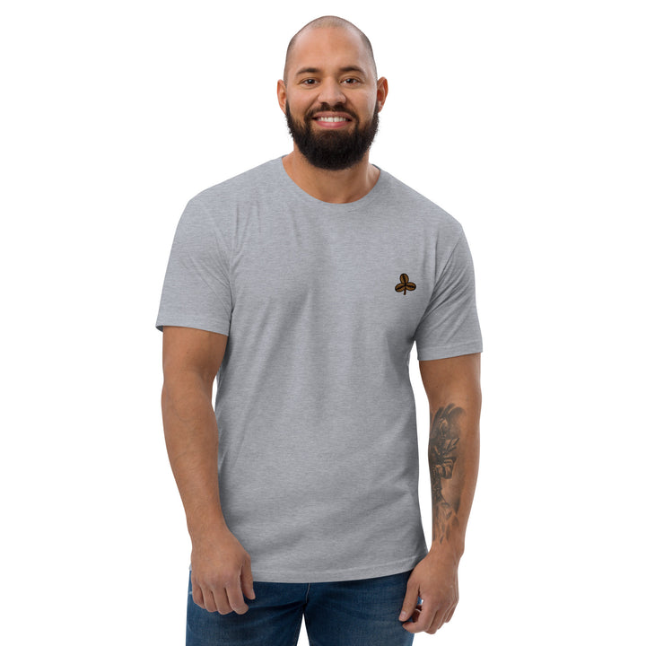 Coffee Clover Men's Fitted T-Shirt-11