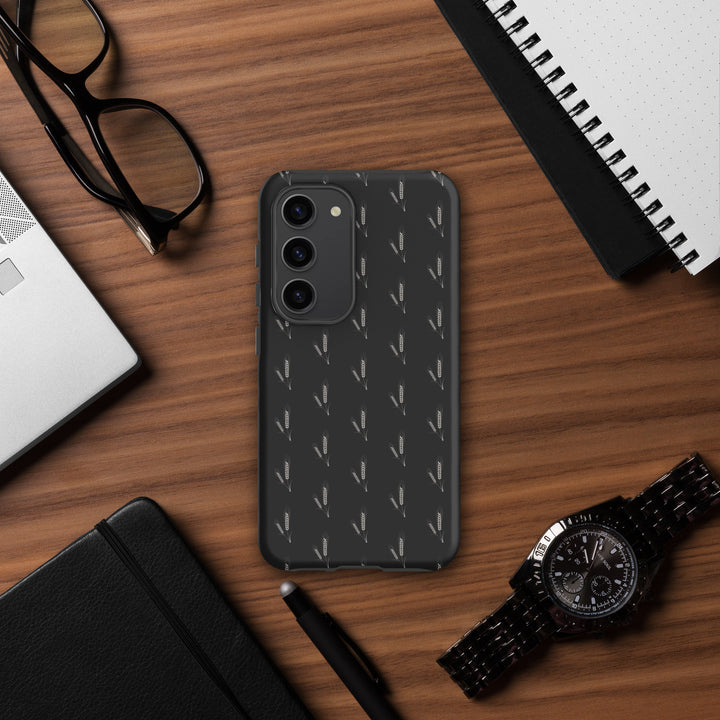Grano Pattern Tough Case for Samsung® - Dark Grey-14
