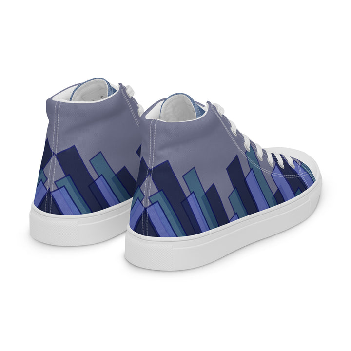 Vizzi - Women's High Top Canvas Shoes - 05 Light Blue-7