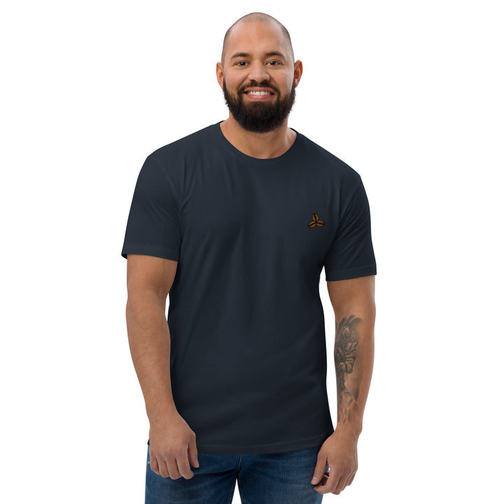 Coffee Clover Men's Fitted T-Shirt-9