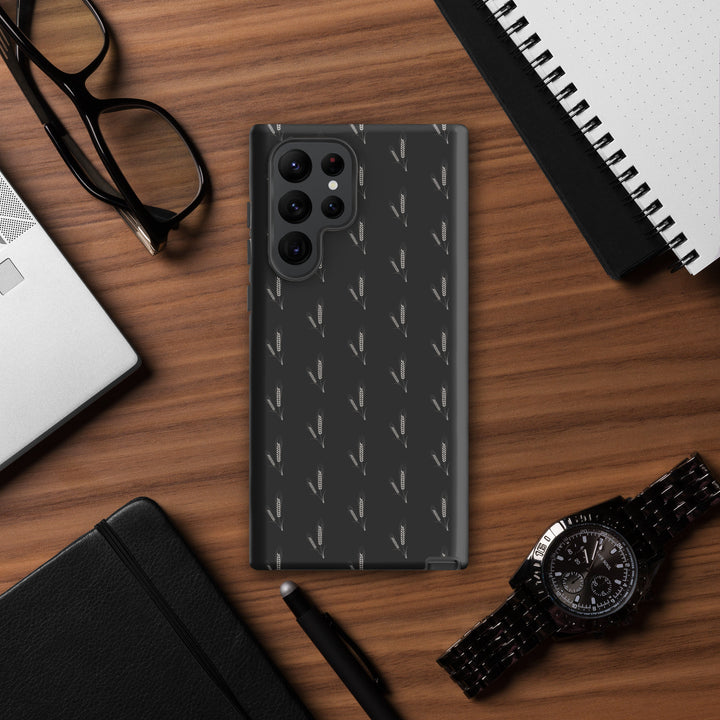 Grano Pattern Tough Case for Samsung® - Dark Grey-13