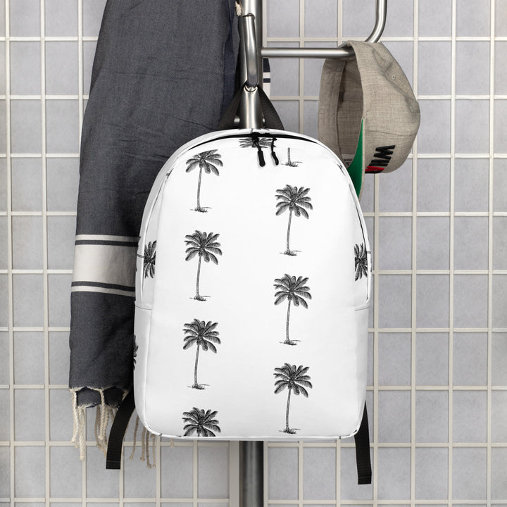 Coco Palm Minimalist Backpack - White-2