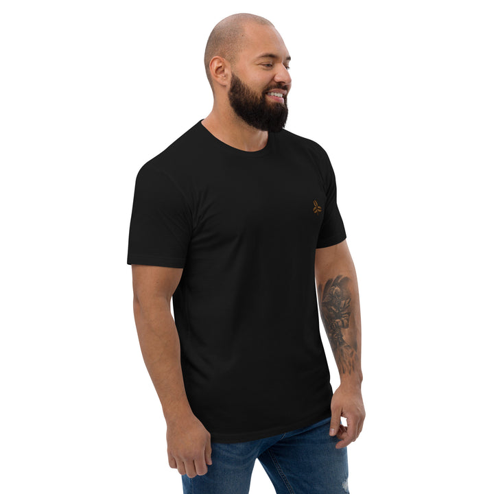 Coffee Clover Men's Fitted T-Shirt-8