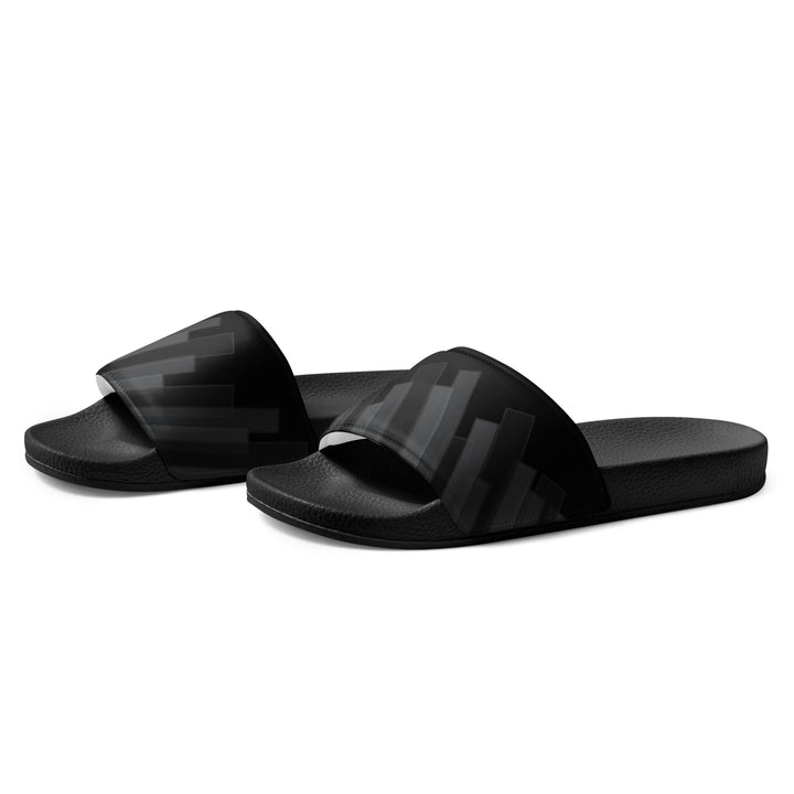 Vizzi - Men's Slides - 02 Black A-2