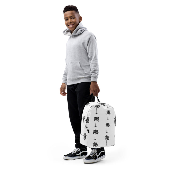Coco Palm Minimalist Backpack - White-1
