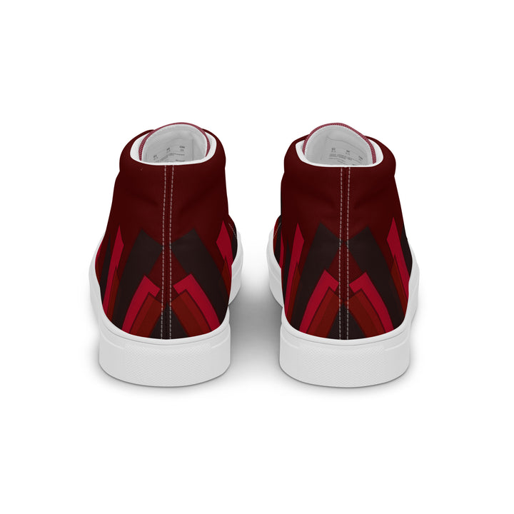 Vizzi - Women's High Top Canvas Shoes - 07 Wine-6
