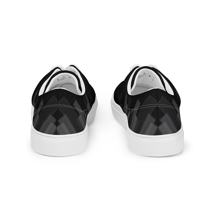 Vizzi - Men's Lace-Up Canvas Shoes - 02 Black-6