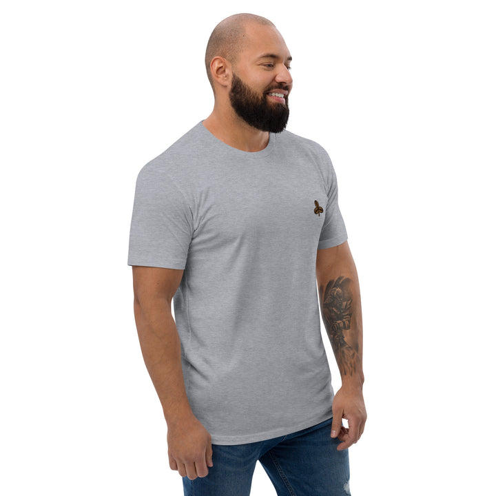 Coffee Clover Men's Fitted T-Shirt-12