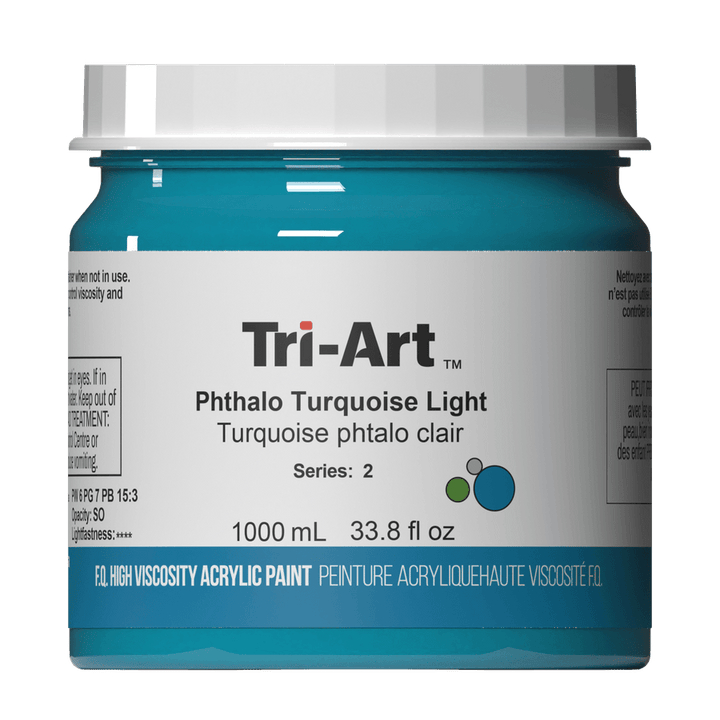 Tri-Art High Viscosity - Phthalo Turquoise Light-5